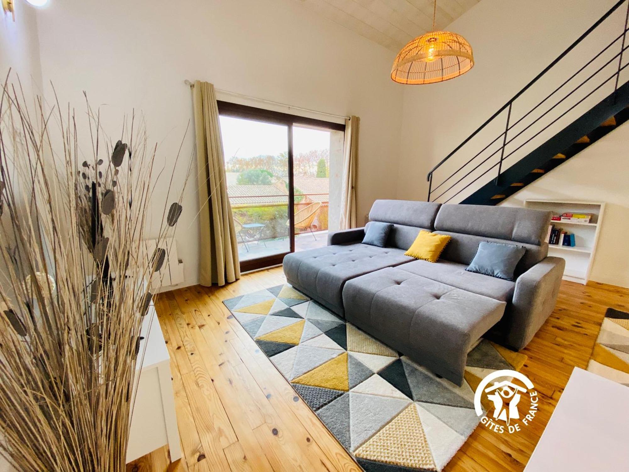 Loft Cocon Climatise - Imprenable Vue Sur Le Chateau Comtal Carcassone Exterior photo